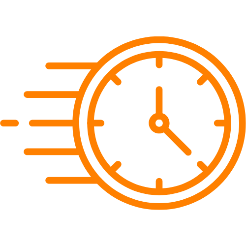 Reloj moviéndose rápidamente